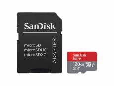 Sandisk 128gb ultra microsdxc 140mbs+sd adapter SDSQUAB-128G-GN6IA