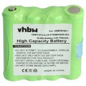 Vhbw Batterie compatible avec Motorola TLKR T3, T4, T5, T50, T6, T60, T61, T7, T8, T80 radio talkie-walkie (700mAh, 4,8V, NiMH)