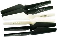 TOYLAB - lot de 6 pales noires et blanches pour drone toy lab shuriken