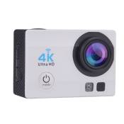 Caméra Sport 4K 16Mp Étanche Grand Angle 170° Wifi Écran LCD 2 Pouces HDMI Blanc + SD 32Go YONIS