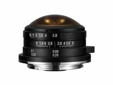 Objectif hybride Laowa 4mm f/2.8 Fisheye pour Canon RF