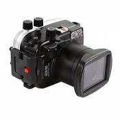 FOTGA 40M 130ft Boîtier étanche Waterproof Underwater Housing Case pour Caméra Canon EOS M3 avec 18-55mm Objectif