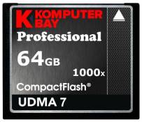 Komputerbay 64Go CARTE COMPACT FLASH CF professionnel 1000X 150 Mo/s vitesse RAW Extreme 64Go UDMA 7