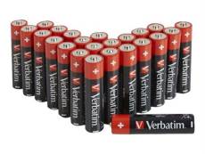Verbatim - Batterie 24 x AA / LR6 - Alcaline