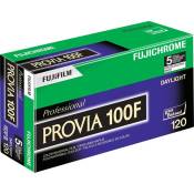 5 films diapo couleur 120 Fujichrome Provia 100