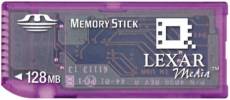 Carte mémoire Lexar Memory Stick 128MB (value line)