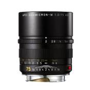 Objectif hybride Leica APO-Summicron-M 75 mm f/2 ASPH. Noir