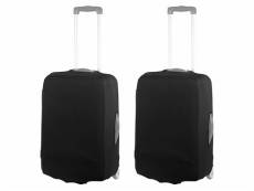 XCase : 2 housses de protection élastiques pour valise jusqu'à 53 cm - Taille M