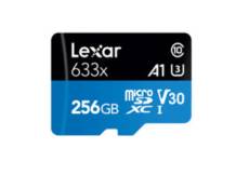 Lexar carte mémoire Micro SDHC 256Go 633x UHS-I (U1) Class 10