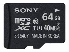 Sony SR64UYA - carte mémoire flash - 64 Go - microSDXC UHS-I