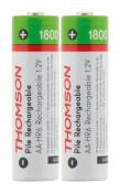 Thomson - Pack 2x piles rechargeables HR06 AA 1800 mAh