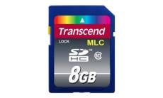 Transcend - Carte mémoire flash - 8 Go - Class 10 - SDHC