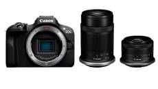 Appareil photo Canon EOS R100 + RF-S 18–45mm f/4.5-6.3 IS STM + RF-S 55-210mm f/5-7.1 IS STM