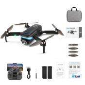 Drone EKASN GPS 6K FPV WiFi 5G Moteur Brushless Évitement d'obstacles 2 caméras 2 batteries-Noir