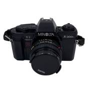 Appareil photo argentique Minolta X-300s 45 mm f2 MD Rokkor Noir Reconditionné