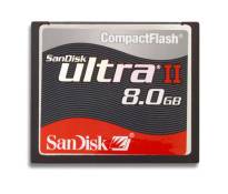 Sandisk carte CompactFlash Ultra II 8 Go
