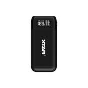 XTAR Chargeur de Batterie PB2S 18650 xtar - Chargeur Rapide USB C - Chargeur Rapide 18650 Non soupçonné 20700 21700 - Chargeur USB 18650 - Piles Non i
