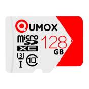 Qumox Carte Mémoire micro sd sdxc 128Go TF 128G 128GB classe 10 80Mo/s pour Samsung Huawei Xiaomi portable tablette