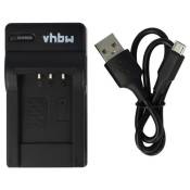 Vhbw Chargeur de batterie USB compatible avec Nikon CoolPix S33, S3300, S3500, S3600 caméra, DSLR, action-cam - Chargeur