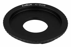 Fotodiox Lens Mount Adapter Compatible with C-Mount CCTV/Cine Lens on Canon EOS (EF, EF-S) Mount D/SLR Camera Body