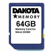 64GB Memory Card for Nikon D3300