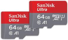 Carte SDHC+ RescuePRO Deluxe - SanDisk 64 Go Extreme - 2 pack
