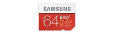 Samsung EVO+ MB-SC64D - Carte mémoire flash - 64 Go - UHS Class 1 / Class10 - SDXC UHS-I