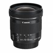 Canon EF-S Objectif 10-18mm f/4,5-5,6 is STM Noir