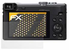 AtFoliX Protecteur d'écran Compatible avec Panasonic Lumix DMC-ZS40 Film Protection d'écran, antiréfléchissant et Absorbant Les Chocs FX Film Protecte