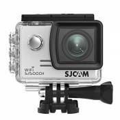 SJCAM SJ5000X ELITE (Version Française) - Sport Action Camera 4K, 2K, WIFI, étanche 30 m, 12.4 MP, écran 2.0″, 16 Accessoires inclus - Couleur argent