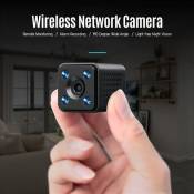 Docooler Mini Caméra Sans Fil DVR Nanny Caméra de Sécurité avec Détection de Mouvement Night Vision HD 1080P Enregistreur Vidéo IP avec Mobile Live Vi