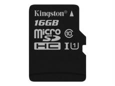 Kingston Canvas Select - Carte mémoire flash - 16 Go - UHS-I U1 / Class10 - microSDHC UHS-I