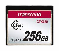 Transcend Carte Mémoire 256 Go CFast 2.0 Classe 10 - TS256GCFX650