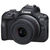 Appareil photo hybride Canon EOS R100 Noir + RF-S 18-45mm f/4.5-6.3 IS STM + Sac photo + carte SD 64 Go
