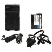 Set Chargeur de Batterie + Batterie Type Nikon EN-EL15