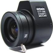 E objectif à focale variable de 3,5 mm à 8,0 mm F1 2