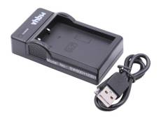 Vhbw Chargeur USB de batterie compatible avec Nikon D3000, D5000, D40, D40x, D60 batterie appareil photo digital, DSLR, action cam