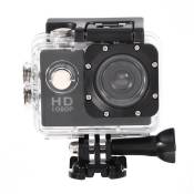 Caméra sport DV 1080P HD étanche chargement USB - Noir