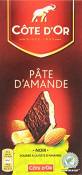 Côte D'or Tablette de Chocolat Noir Pâte d'Amande 150 g