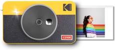 KODAK Mini Shot Combo 2 Retro C210R - Appareil Photo Instantane (Format 5,3 x 8,6 cm - 2,1 x 3,4 '', Écran LCD 1,7'', Bluetooth, 8 photos incluses)