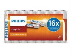 Philips LongLife R03L16F - Batterie 16 x AAA - Chlorure de zinc