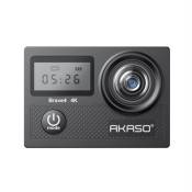 Caméra Sport AKASO Brave 4 SE WiFi 4K24FPS 16MP + Accessoires 14 in 1 Bundle Kits pour AKASO Noir