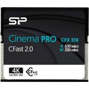Carte Memoire SD Silicon Power CinemaPro CFX310 SP512GICFX311NV0BM 512Go CompactFlash 530Mo/s Noir