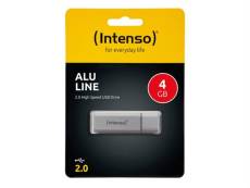 Clé USB 2.0 INTENSO 4Go Alu Line Blanc