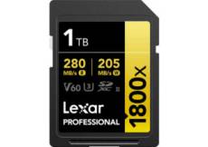 Lexar carte SD Pro Gold Series 1800x 1TB
