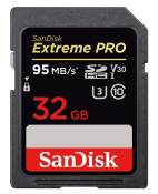 Carte Mémoire Sandisk Extreme PRO SDHC 32Go 95Mo/seconde UHS-I