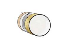 Caruba réflecteur 5 en 1 or argent jaune soleil blanc transparent 80 cm