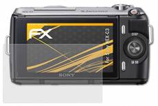 AtFoliX Protecteur d'écran Compatible avec Sony NEX-C3 Film Protection d'écran, antiréfléchissant et Absorbant Les Chocs FX Film Protecteur (3X)