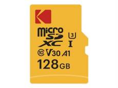 Kodak - Carte mémoire flash (adaptateur microSDXC vers SD inclus(e)) - 128 Go - A1 / Video Class V30 / UHS-I U3 - microSDXC UHS-I
