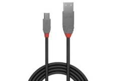 Lindy Câble USB 2.0 type A vers Mini-B Anthra Line 2m